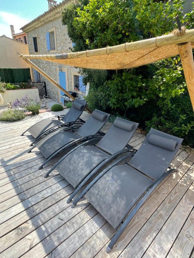 Mas Provencale Jardin Piscine Saint-Cyr-sur-Mer Exterior foto